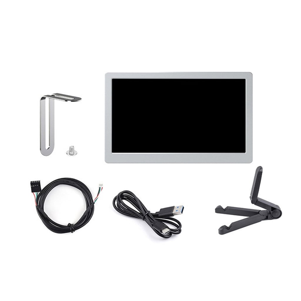 Usb Screen Rectangular 7Inch Small USB Screen 1024x600 IPS Display Screen for Computer Data ...