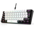 thumbnail image 1 of 7KEYS Wired RGB Gaming Keyboard and Mouse Combo,  61 Keys true RGB 14 Mode of Backlight, 3200 DPI Gaming Mouse, Mini Keyboard with Membrane Switch Comfort Use for PC Computer Laptop, 1 of 9