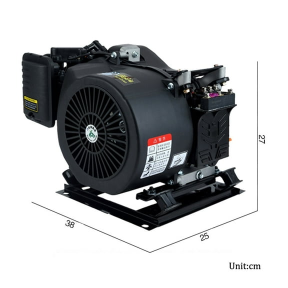 7KW 48/60/72V Range Extender Generator Applied For E-Bike/E-Tricycle Intelligent Dual Frequency Conversion Automatic Controlle ,Security