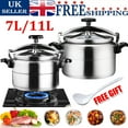 thumbnail image 1 of 7L-11L Aluminium Pressure Cooker Quick with Lid Latch Indicator Explosion-Proof, 1 of 6