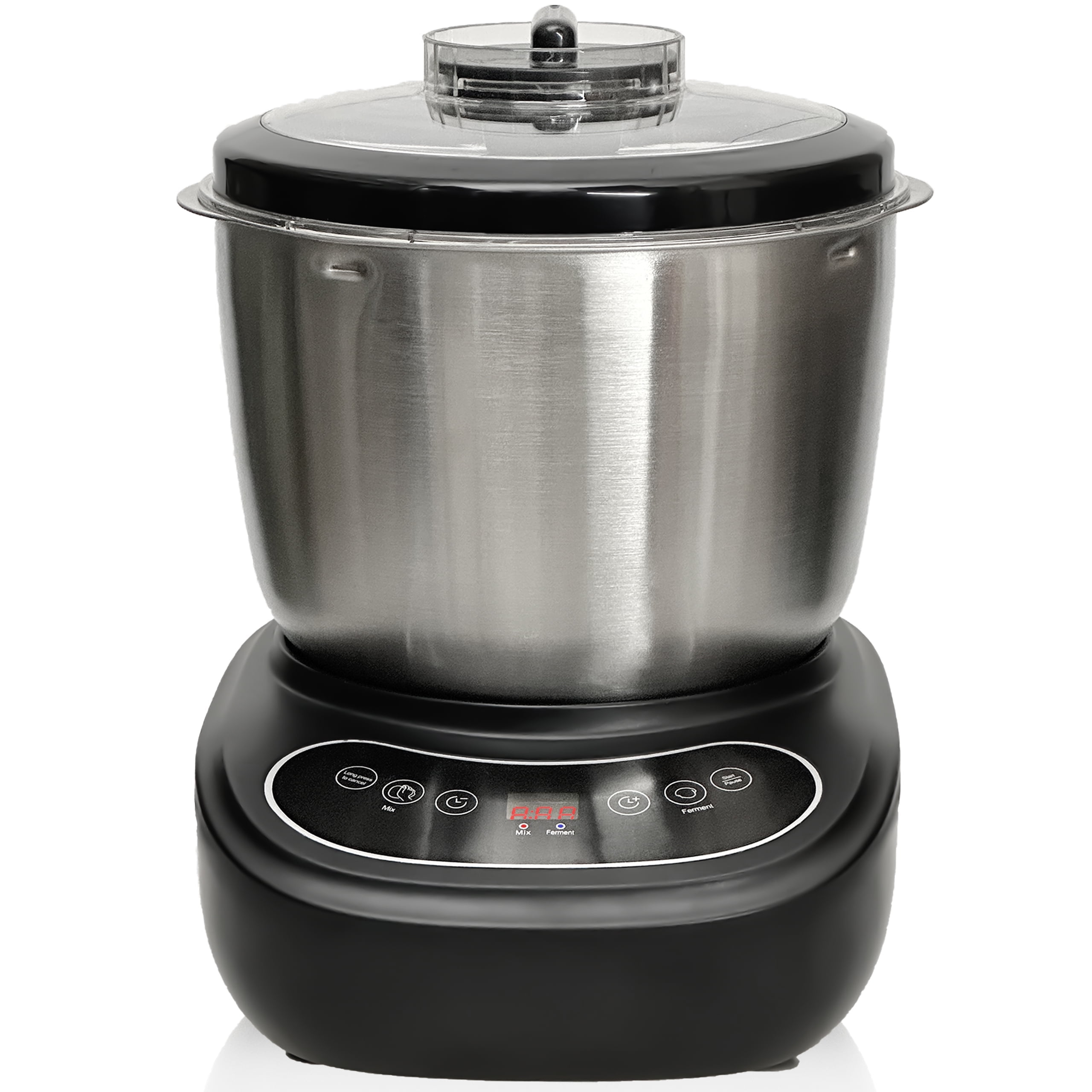 Walmart Deals of Walmart Black Friday Deals 2025 - 7L Electric Dough Mixer for Bread and Pizza Dough, Dough Maker Featuring a Ferment Function.304 Stainless Steel Whisk and a Top Small Window for Easy Add Water and Seasoning(Black）