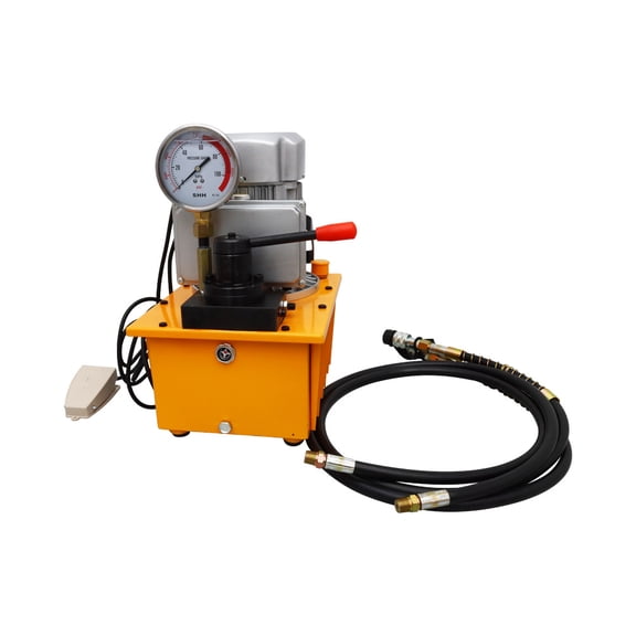 7L Electric Hydraulic Pump Double Acting Manual Solenoid Valve with Manual Relief Valve