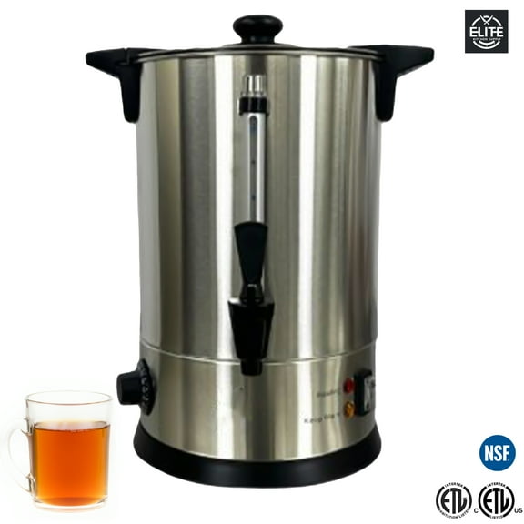 7L Electric Water Boiler, 1300W Commercial Dispenser Coffee Tea Dispenser, Commercial Grade Stainless Steel