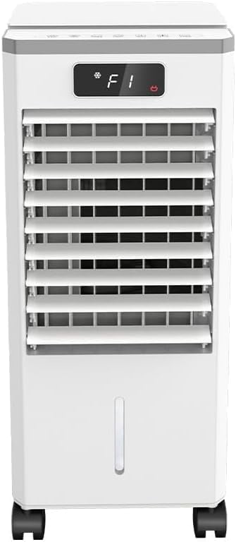 7L Evaporative Air Cooler, 3-in-1 Portable Swamp Cooler with Remote Control & 1.84 gal Water Tank, 3 Speeds, Auto Swing Louvers, 12H Timer & Ice Packs for Bedroom Office – 120V