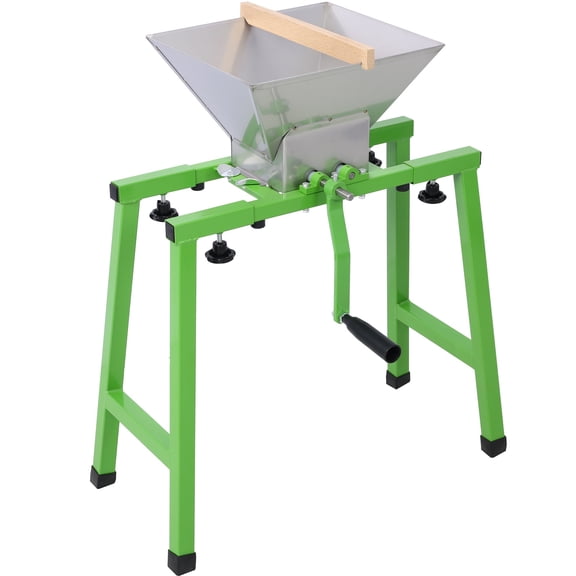 7L Manual Juicer Press with Stand - Portable Fruit Crusher & Stainless Steel Juicer Grinder for Wine and Cider Pressing