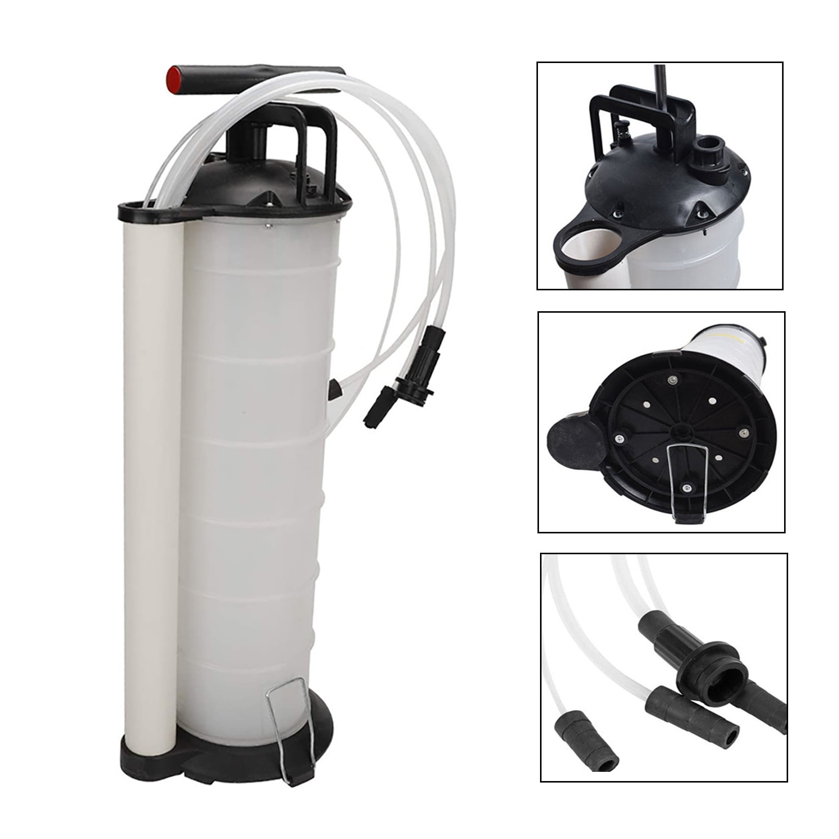 7L Oil Fluid Extractor, Manual Vacuum Fuel Petrol Pump Transfer Tank Remover for Automotive