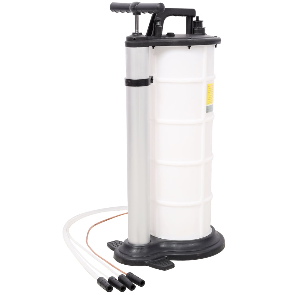 7L Pneumatic/Manual Oil Extractor Pump - Automotive Fluid Evacuator for Oil Changes - Vacuum Fluid Extractor System