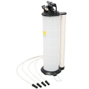 , 7L Pneumatic/Manual Oil Extractor Pump,Oil Changer Vacuum Fluid Evacuator Extractor for Automotive Fluids Vacuum Evacuation, White+Black ,Plastic ,