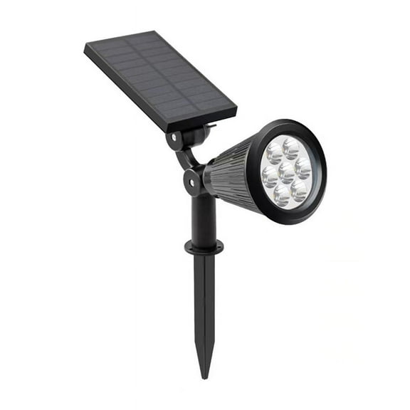 7LED Solar Ground Plug Light Outdoor IP65 Waterproof Spotlight Adjustable Brightness Garden Decorative Spotlight,A