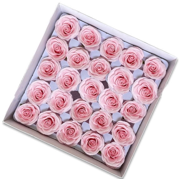 7Layers 6cm Soap rose flower head Warm color 2024 new style DIY gift f Mother's day Birthday Valentine wedding baby shower favor