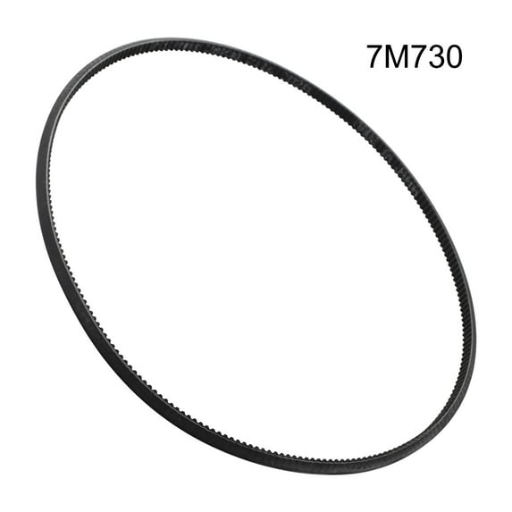 7M710 7M730 7M750 7M775 Polyurethane V-Belt For Lathe Motor Power Transmission Wide Angle Drive Belt Black 1Pcs 7M730