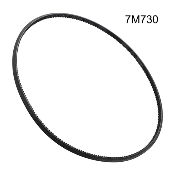 7M710 7M730 7M750 7M775 Polyurethane V-Belt For Lathe Motor Power Transmission Wide Angle Drive Belt Black 1Pcs 7M730