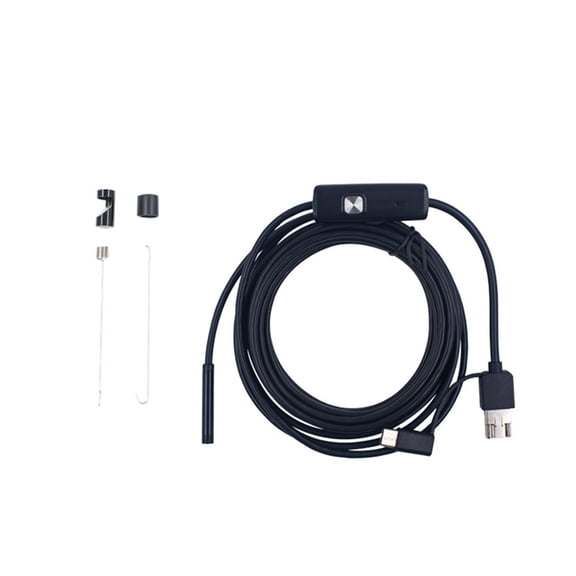 7MM Endoscope 3 In 1 USB/Micro USB/Type-C Borescope Inspection Camera Waterproof For Smartphone ,Various Applicable