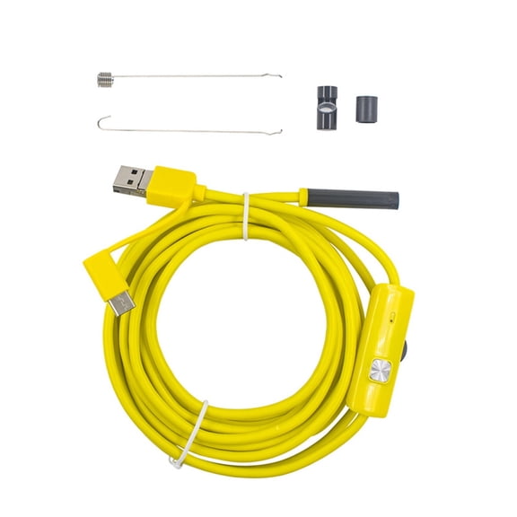 7MM Endoscope 3 In 1 USB/Micro USB/Type-C Borescope Inspection Camera Waterproof For Smartphone ,Various Applicable