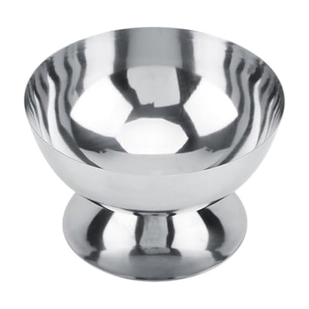 7Oz Stainless Steel Ice Cream Cups,High-Footed Dessert Serving Bowls,Round Footed Bowls Yogurt Snack Candy Cups,for Ice Cream,Sorbet,Pudding,Durable Metal Bowls for Party,A