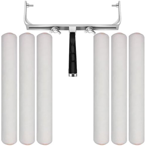 Wooster R524-18 Microfiber Paint Roller, 18 Inches - White Fabric For Smooth Finish