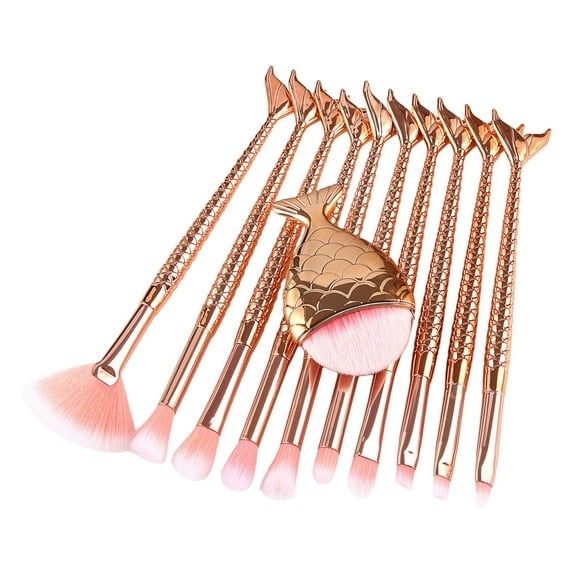 7PC Foundation Eyeshadow Eye Lip Makeup Brush Set Kit for Beauty Application