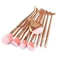thumbnail image 1 of 7PC Foundation Eyeshadow Eye Lip Makeup Brush Set Kit for Beauty Application, 1 of 3