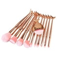 thumbnail image 1 of 7PC Foundation Eyeshadow Eye Lip Makeup Brush Set Kit for Beauty Application, 1 of 3