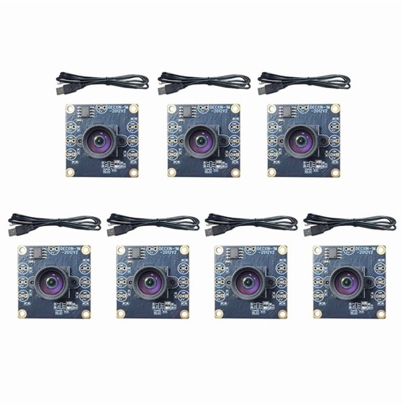 7PCS 100 Degree Camera Module 1MP OV9732 1280x720 USB Free Driver Manual Focus with 0.6 Meter Cable for WinXP/7/8/10