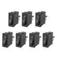thumbnail image 1 of 7PCS  125V/10A 250V/6A SPST 2 Terminal 2 Position On/Off Boat Rocker Switch, 1 of 4
