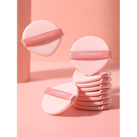7PCS Pink Mixed Color Makeup Sponges Set - Soft Daily Beauty Blenders for Liquid, Cream & Powder Foundation
