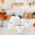 thumbnail image 1 of 7PCS Pumpkins for Decorating Foam Pumpkins Foam Pumpkins for Crafts Thanksgiving Halloween Artificial Pumpkin Set Ornaments Festival Foam Large Pumpkin Decoration Props, 1 of 6