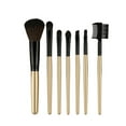 thumbnail image 1 of 7PCS Silicone Makeup Brush Set - EyeShadow Cosmetic Blending Brushes, Make Up Brushes Set, Makeup Brushes & Tools, Professional Makeup Brush Set, Small Cosmetic Brush Set for Women, Beauty Tools, 1 of 3