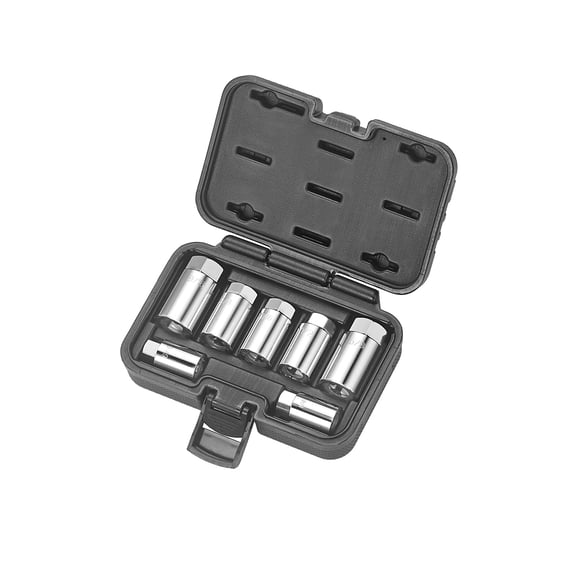 7PCS Stud Remover Tool Set, SAE Stud Removal Socket Set - 5/8", 9/16" 1/2", 7/16" 3/8", 5/16" 1/4", Damaged Bolt and Stud Extractor