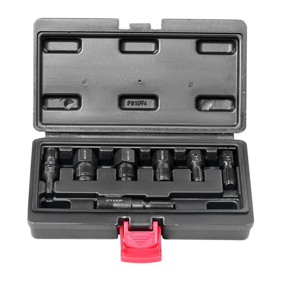 7PCS Thread Repair Kit Metric Thread Chaser Set for Automotive Rethreading and Restoration