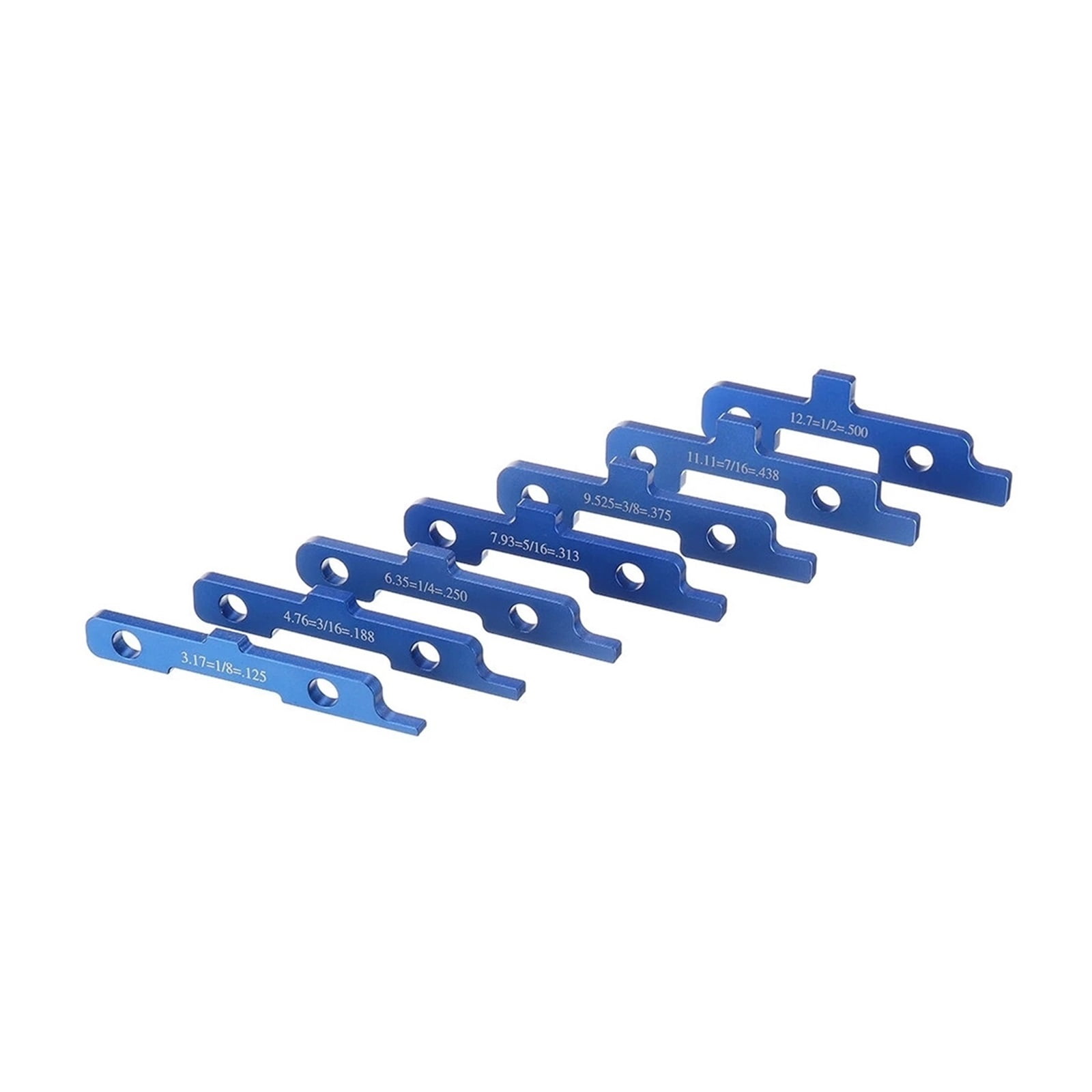 7PCS Woodworking Precision Router Table Setup Bars Aluminum Alloy Depth ...