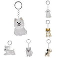 thumbnail image 1 of 7PCSCreative Dog Hair Collector Keychains Charm,Cute Storage Box for Pet Hairs,Mini Collecting Hair Bottle Keyring,Pet Lovers Memorial, 1 of 8