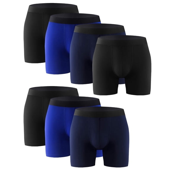 7PK Comfort Flex Mens Boxer Briefs Assorted Underwear Size S, M, L, XL & XXL