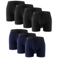 thumbnail image 1 of 7PK Performance Men's Boxer Briefs Polyester Underwear Size Small, Medium, Large, XL & XXL, 1 of 11