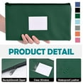 thumbnail image 1 of 7Pack Money Bags with Zipper for Cash 11.25"x6.25" 7Colors Bank Deposit Bags, 1 of 6