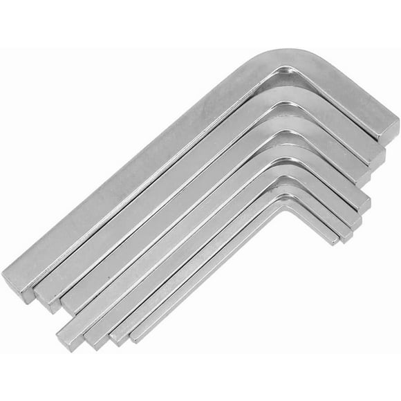 7Pack Square Head Wrench Set L Shaped Square Key Kit,Chromium Vanadium Steel Square Head Screwdrivers for Tightening Square Screws Chromium Vanadium Steel Square Head Wrench