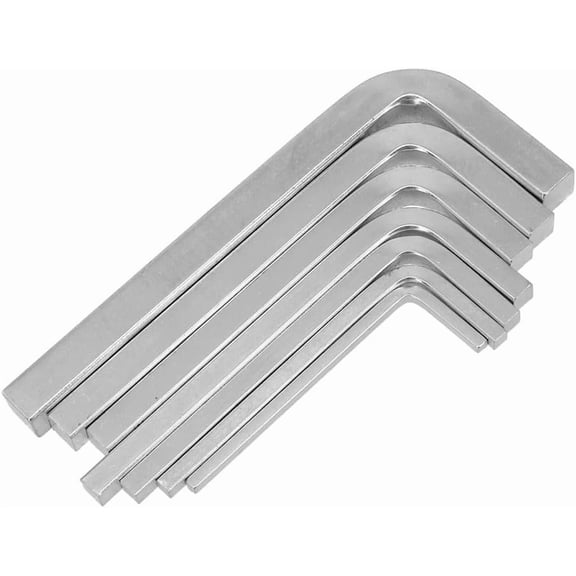 7Pack Square Head Wrench Set L Shaped Square Key Kit,Chromium Vanadium Steel Square Head Screwdrivers for Tightening Square Screws Chromium Vanadium Steel Square Head Wrench