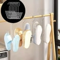 thumbnail image 1 of 7Pc Stainless Steel U-Shaped Shoes Drying Rack,Stainless Steel Shoes Hanger Dryer Shoes Holder,Boot Drying Rack,Shoe Display Hook,Multifunctional Windproof Hanging Hook Device,Outdoor Household, 1 of 9