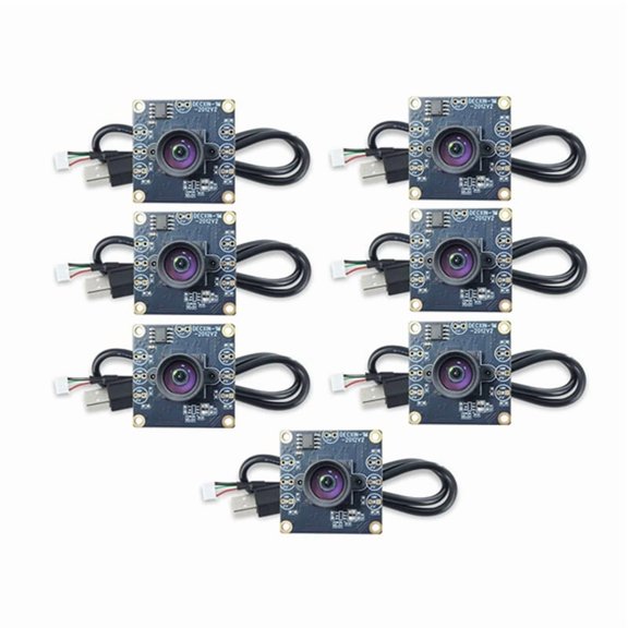 7Pcs 100 Degree Camera Module 1MP OV9732 1280x720 USB Free Driver Manual Focus with 3 Meter Cable for WinXP/7/8/10,As Shown