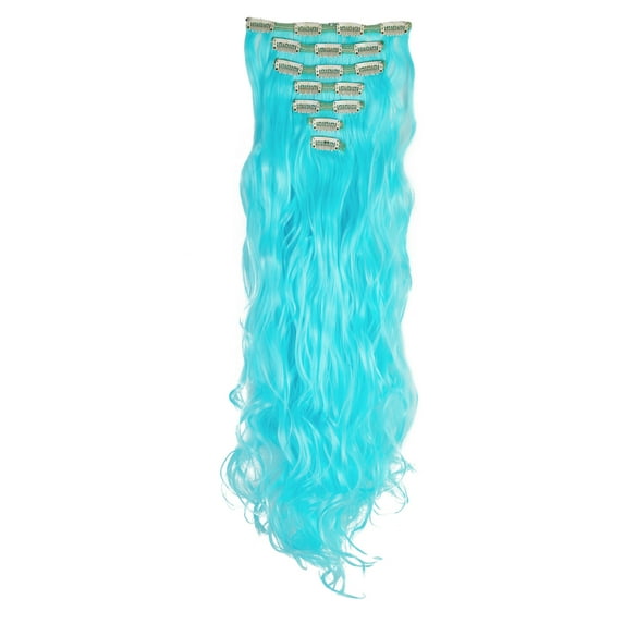 7Pcs 16 Clips 24 Inch Hair Pieces for Women,160g Ponytail Extension Clip in Ponytail Hair Extensions