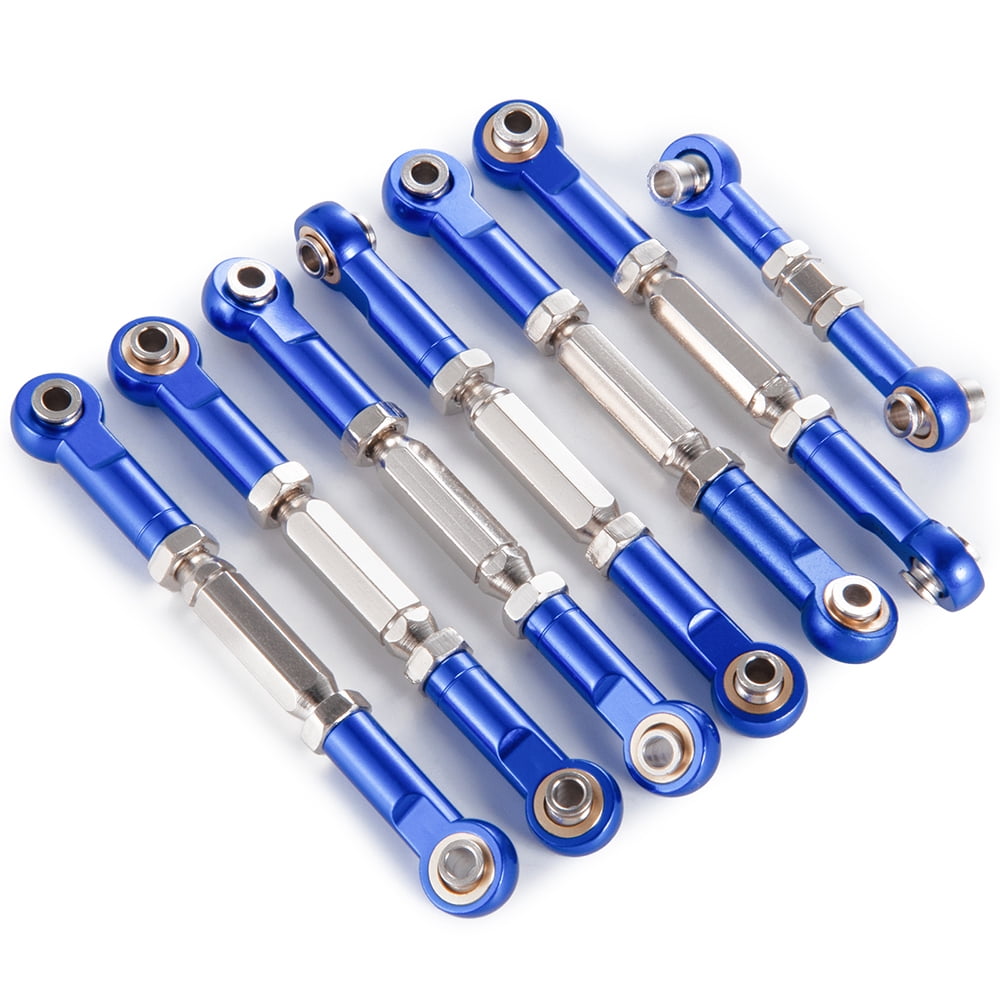 7Pcs Aluminum Turnbuckles Camber Link Rod Ends Linkage Sets for Slash ...