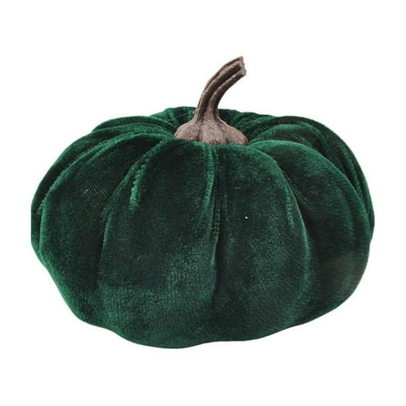 7Pcs Assorted Artificial Velvet Pumpkins Small Decorative Foam Fabric Pumpkins for Fall Halloween Thanksgiving Table