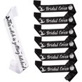 thumbnail image 1 of 7Pcs Bachelorette Party Sash Set, This Witch is Getting Hitched Bride Sash, Bridal Coven Sashes with Witch Hat and Jar Pattern for Bridal Shower Bachelorette Witch Theme Halloween Party, 1 of 6