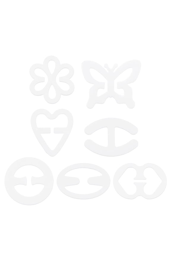 7Pcs Bra Strap Clips for Back Plastic Bra Strap Clips Cleavage Control Bra Straps Holder Adjuster for Women's Bra Gifts