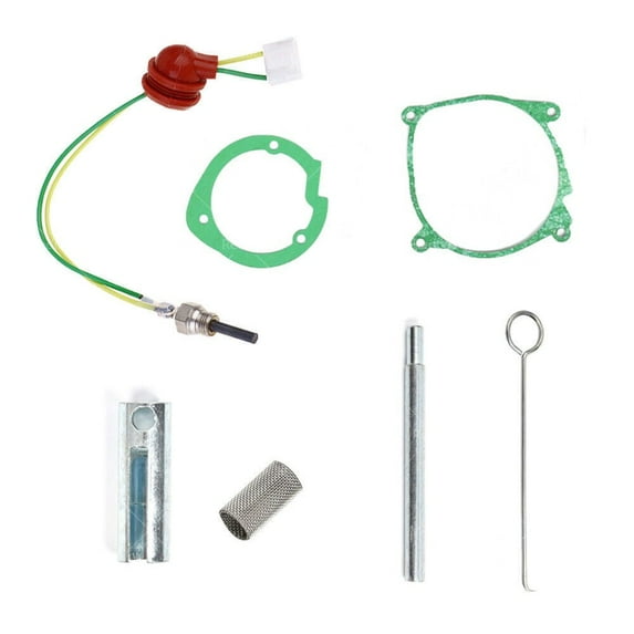 7Pcs Car Air-Diesel-Gasket+Ceramic Glow Plug Kit For Chinese Diesel Heater 2KW
