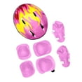 thumbnail image 1 of 7Pcs Children Protective Gear Set Breathable Shockproof Comfortable For Roller Skating Bicycles Skateboards 4-6 Years Old, 1 of 6