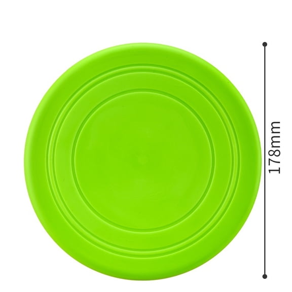 7Pcs Colorful Soft Dog Frisbee Toy, Water Floating Rubber Flying Disc Interactive Training Fetch Toy