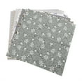 thumbnail image 1 of 7Pcs Cotton Fabrics 50 x 50Cm DIY Floral Dots Assorted Squares Pre-Cut Quarters Bundle Cotton Quilt Fabric Sewing Quilting Patchwork Bundle[Grey], 1 of 9