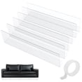 thumbnail image 1 of 7Pcs Under Couch Blocker Safe Transparent Toy Blocker Waterproof L-Shape Under Bed Blocker Pet Barrier Blocker Sofa Corner Blocker with Adhesive 15.75×3.15×1.57inch for Bed Sofa, 1 of 11