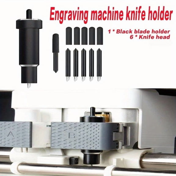 7Pcs Deep Point Blade And Housing For Maker 3/Maker/Venture/Explore 3/Air 2/Air/One,Deep Cut Blade Cuts Thick Materials-Magnet,Chipboard/Thick Cardstock/Foam/Cardboard toolbox  sets hand  tools